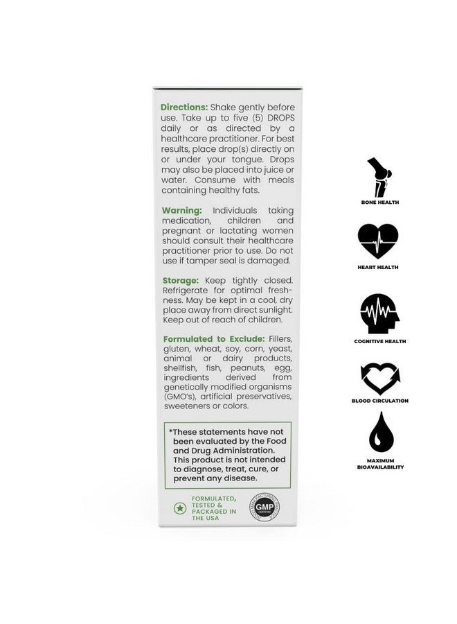 Pure Therapro Rx Ultimate K2 Supplement ; Liquid Full Spectrum Vitamin K2 Drops ; 680Mcg Vegan K2 As Alltrans Mk4 & Patented Menaq7 Mk7 ; Supports Bone Health + Beautiful Skin & Hair ; 90 Servings - Image 4