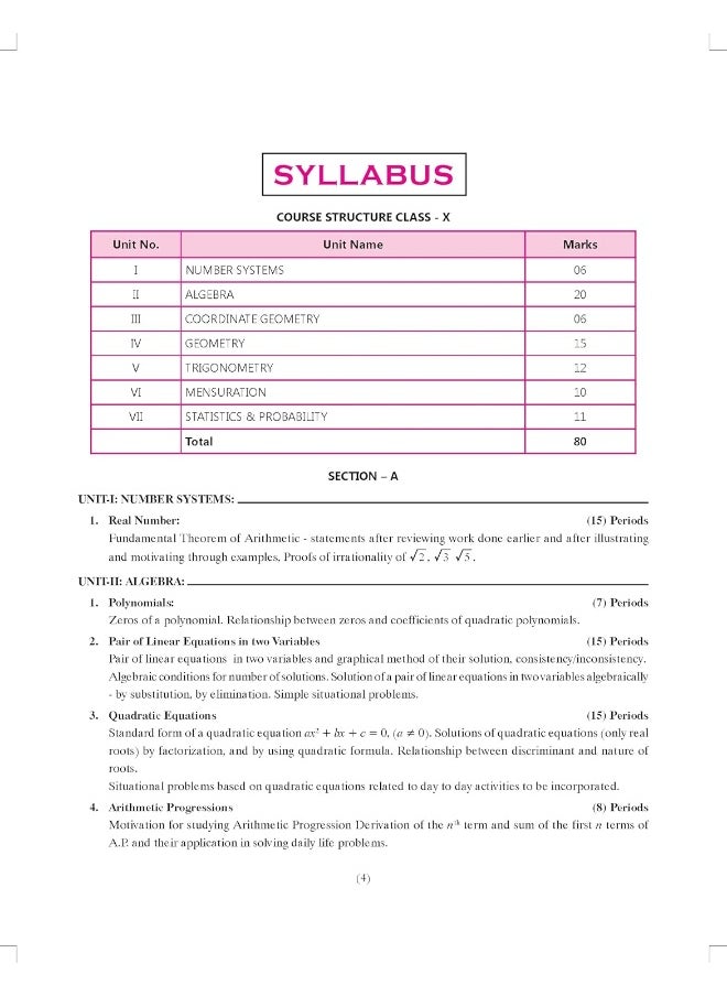 null - Together with CBSE Class 10 Mathematics Previous 10 Year's Solved Question Papers 2014 - 2024 for 2025 Exam (Chapterwise & Topicwise) - Image 1
