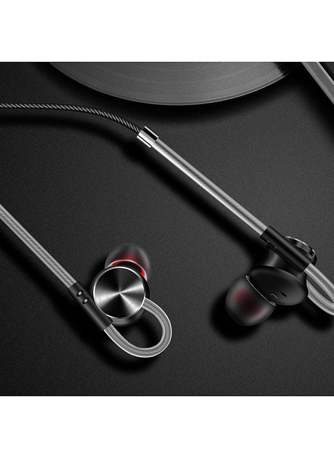 QKZ DM10 3.5mm In-ear Headphone, Bass Subwoofer Metal Wired Earphone, Magnetic Suction Line Control with Microphone Sports Headsets Earphones  - Image 2