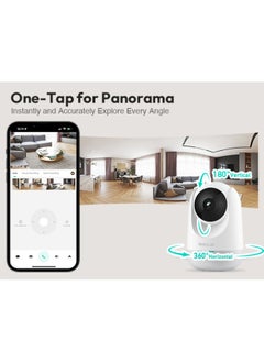 Botslab C212 – 3MP Smart Security Camera with 1080p HD Video, Motion Detection, Two-Way Audio, Night Vision & Cloud Storage for Home & Office Surveillance  - Image 3