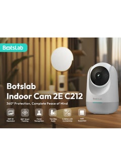 Botslab C212 – 3MP Smart Security Camera with 1080p HD Video, Motion Detection, Two-Way Audio, Night Vision & Cloud Storage for Home & Office Surveillance  - Image 2