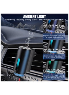 LKTOCAFT Intelligent  Car Air Freshener Diffuser, Three Adjustable Modes Smart Car Air Freshener, Car Aroma Diffuser with 3pcs Essential Oil Bottles (Empty Bottle)  - Image 4