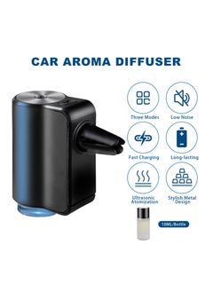 LKTOCAFT Intelligent  Car Air Freshener Diffuser, Three Adjustable Modes Smart Car Air Freshener, Car Aroma Diffuser with 3pcs Essential Oil Bottles (Empty Bottle)  - Image 2