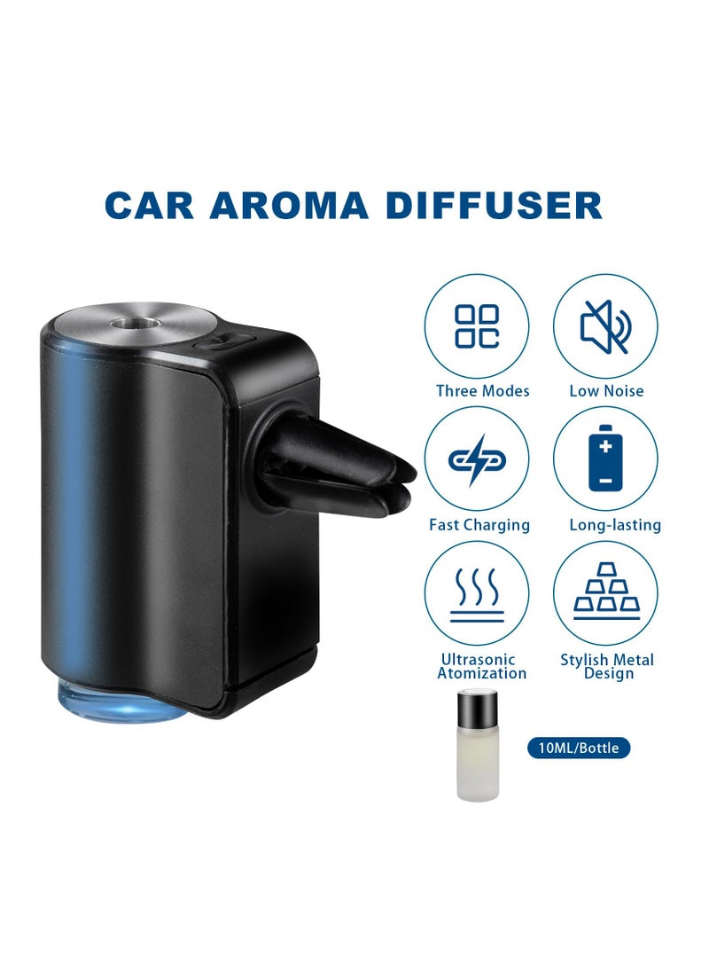 LKTOCAFT - Intelligent  Car Air Freshener Diffuser, Three Adjustable Modes Smart Car Air Freshener, Car Aroma Diffuser with 3pcs Essential Oil Bottles (Empty Bottle) - Image 1