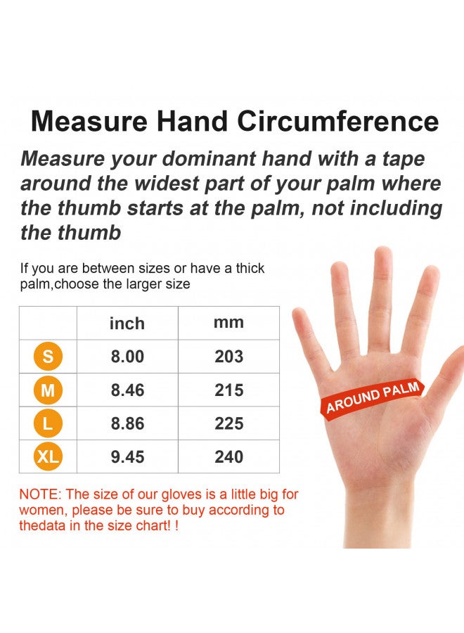OZERO Leather Work Gloves Flex Grip Tough Cowhide Gardening Glove for Wood Cutting/Construction/Truck Driving/Garden/Yard Working for Men and Women 1 Pair (Gold,Medium) - Image 5