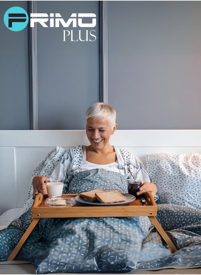 PRIMO PLUS - Bed Tray Table With Folding Legs Brown - Image 1