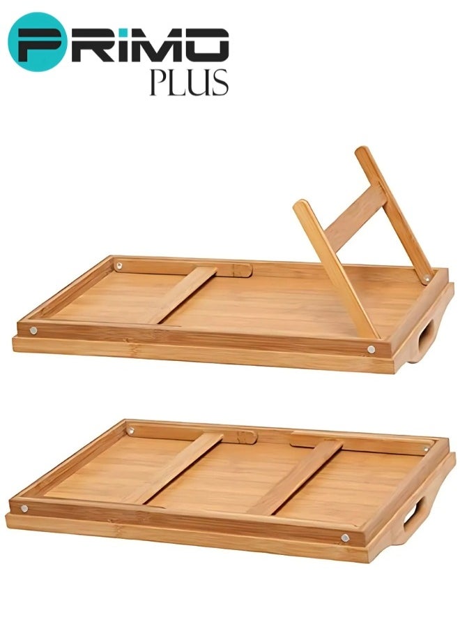 PRIMO PLUS - Bed Tray Table With Folding Legs Brown - Image 1