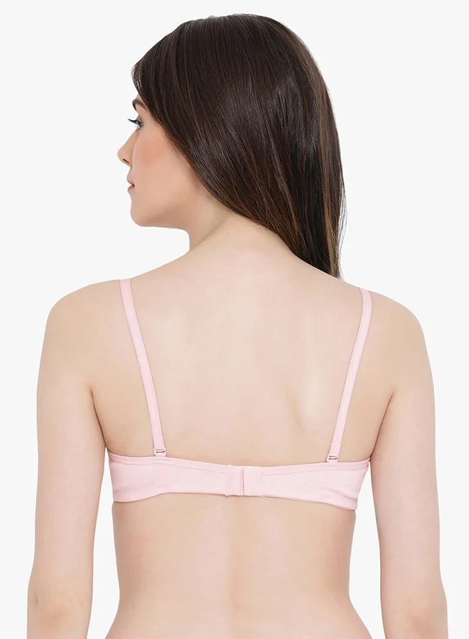 Clovia Clovia Pack of 3 Lightly Padded Non-Wired Full Cup Multiway T-shirt Bra - Cotton Rich