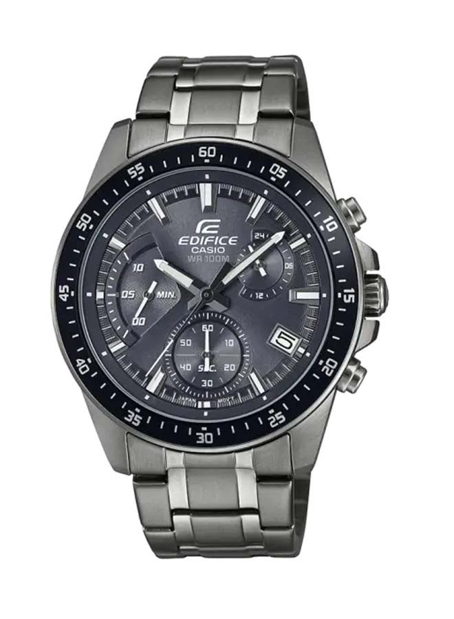 CASIO ساعة يد دائرية تناظرية من الفولاذ المقاوم للصدأ EFV-540DC-1CVUDF - 42 مم