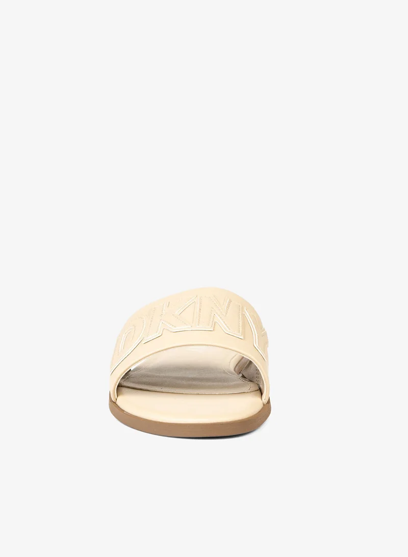 DKNY LIGHT TAUPE Willow - Flat Slide 5Mm for Women | Best Price UAE