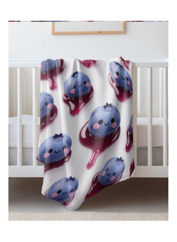 general Children's or student cartoon flannel thin blanket (warm and comfortable, suitable for sleep, games) 100cm*150cm - Image 1