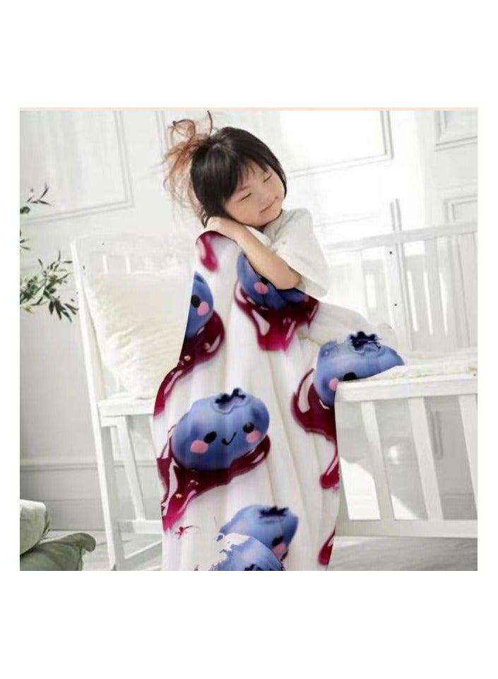 general Children's or student cartoon flannel thin blanket (warm and comfortable, suitable for sleep, games) 100cm*150cm - Image 3