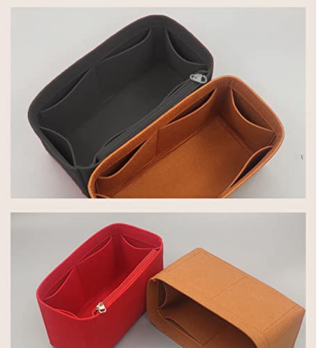 Lckaey Purse Organizer Insert for lindy bag insert 30 inner bag 2037Dark grey-S - Image 3
