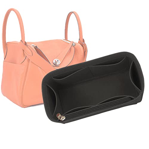 Lckaey Purse Organizer Insert for lindy bag insert 30 inner bag 2037Dark grey-S - Image 1