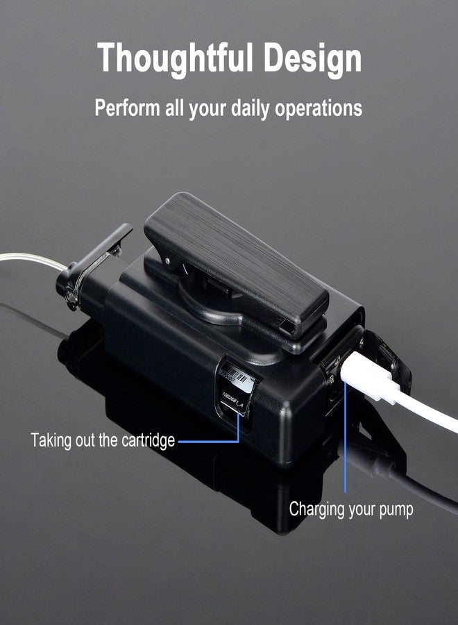 Healvaluefit Swivel Insulin Pump Case Clip for Tandem t:Slim x2 / t:Slim G4, Rotating Pump Holder for Tslim X2 as Pump Accessories - Easy to Wear (Black) - Image 4