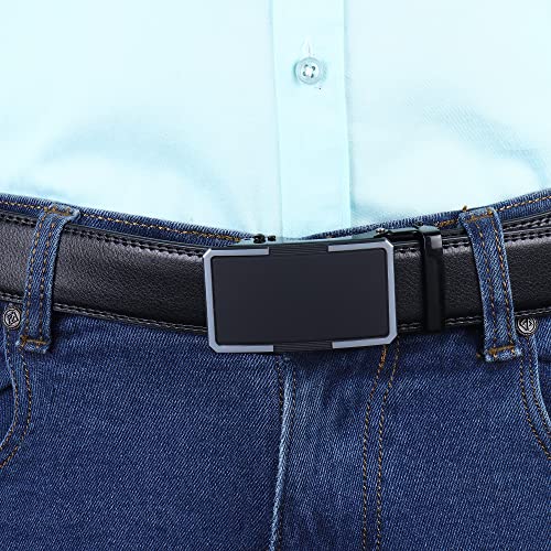 ZORO UNITED Men's Vegan Leather Belt for Men | (Formal/Casual) | Black - Image 3