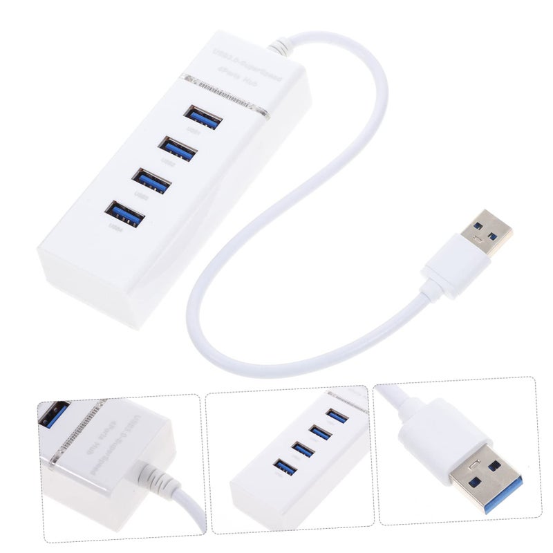 USB Hub Splitter 4 منافذ نقل بيانات سريع توسيع الكمبيوتر المحمول إعداد سهل - Image 5
