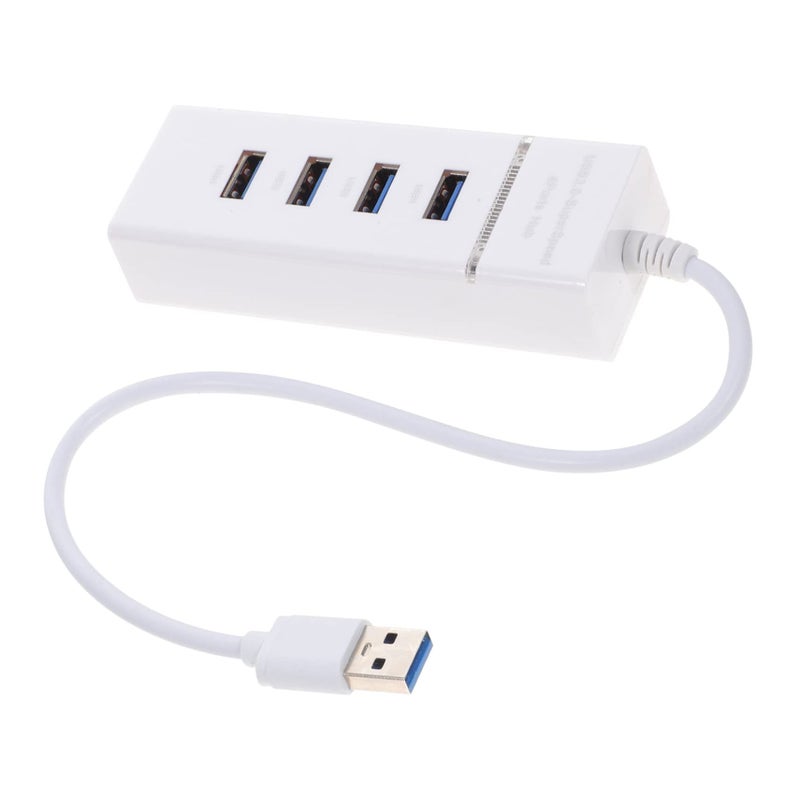 USB Hub Splitter 4 منافذ نقل بيانات سريع توسيع الكمبيوتر المحمول إعداد سهل - Image 2