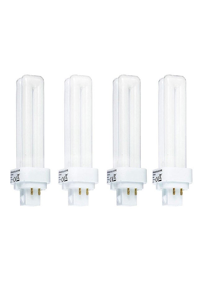 أوسرام أوسرام ديولكس DE 4 Pin Bulb 18W أبيض دافئ، مصباح موفر للطاقة (عبوة من 4)  - Image 1