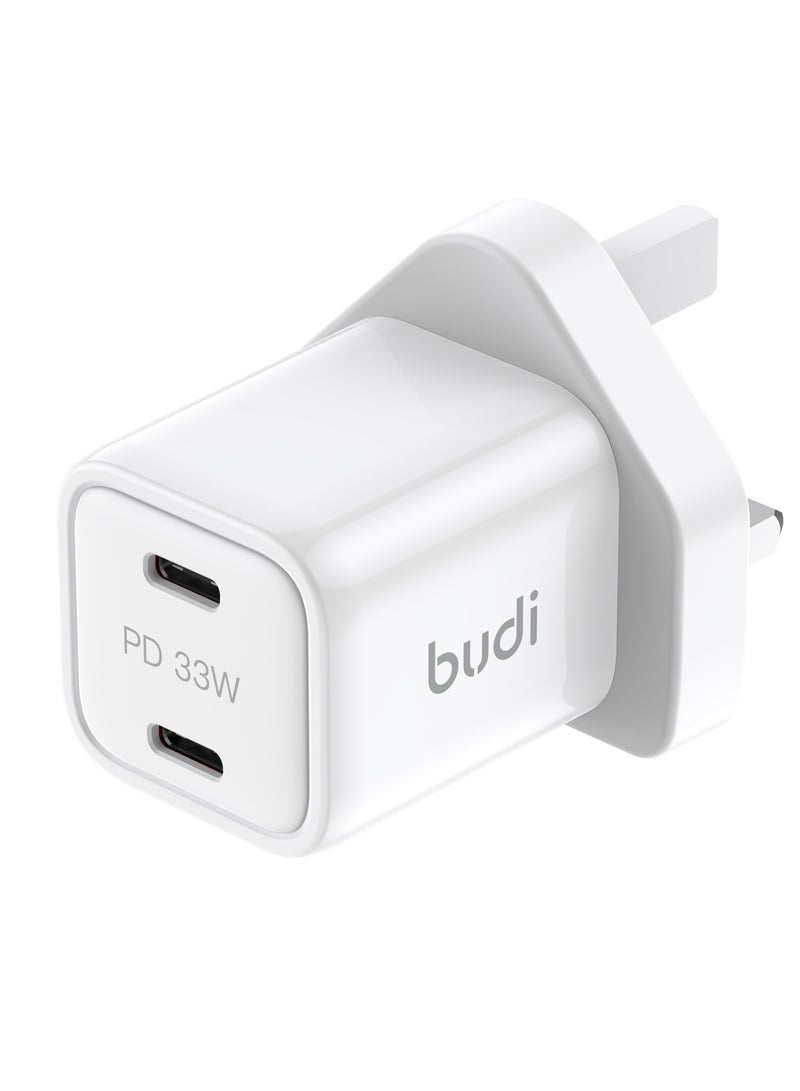 budi 30W USB-C PD And QC3.0 Wall Charger + 65W USB-C PD Fast Charger Cable - Image 3