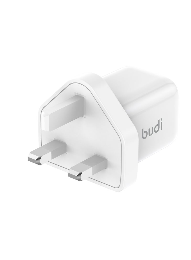budi 30W USB-C PD And QC3.0 Wall Charger + 65W USB-C PD Fast Charger Cable - Image 5