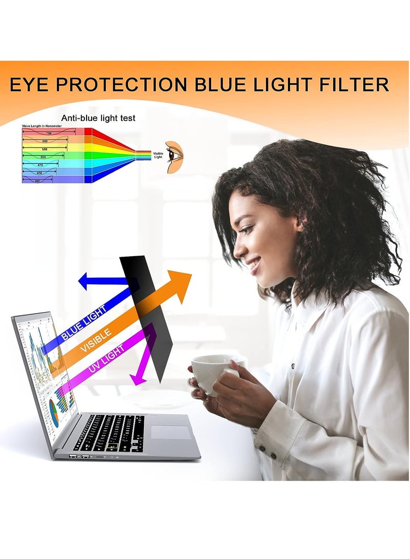 Privacy Screen 15.6 Inch Laptop Filter for 16:9 Widescreen Display Compatible with HP/Dell/Acer/Asus/Samsung/Lenovo , Removable Laptop Privacy Screen 15.6 inch - Image 5