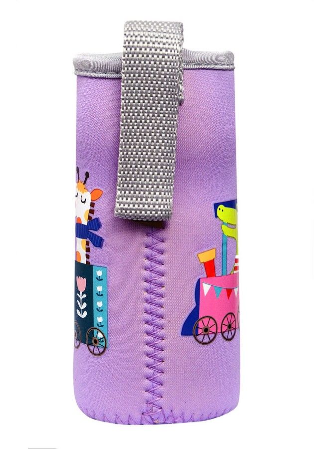 Alya The Cheeky Kidzz Reusable Adjustable Baby Feeding Bottle Cover Sleeve Cartoon Print With Holding Strap Suitable For 120Ml 220Ml 240Ml Slim Neck Feeding Milk;Water Feeder Bottles (Design 24) - Image 3