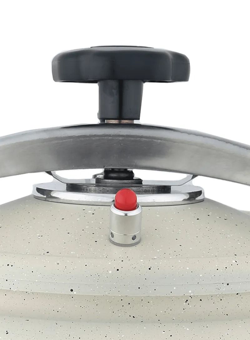 كادي ون قدر ضغط من الألومنيوم والجرانيت أبيض 7 لتر - Image 4