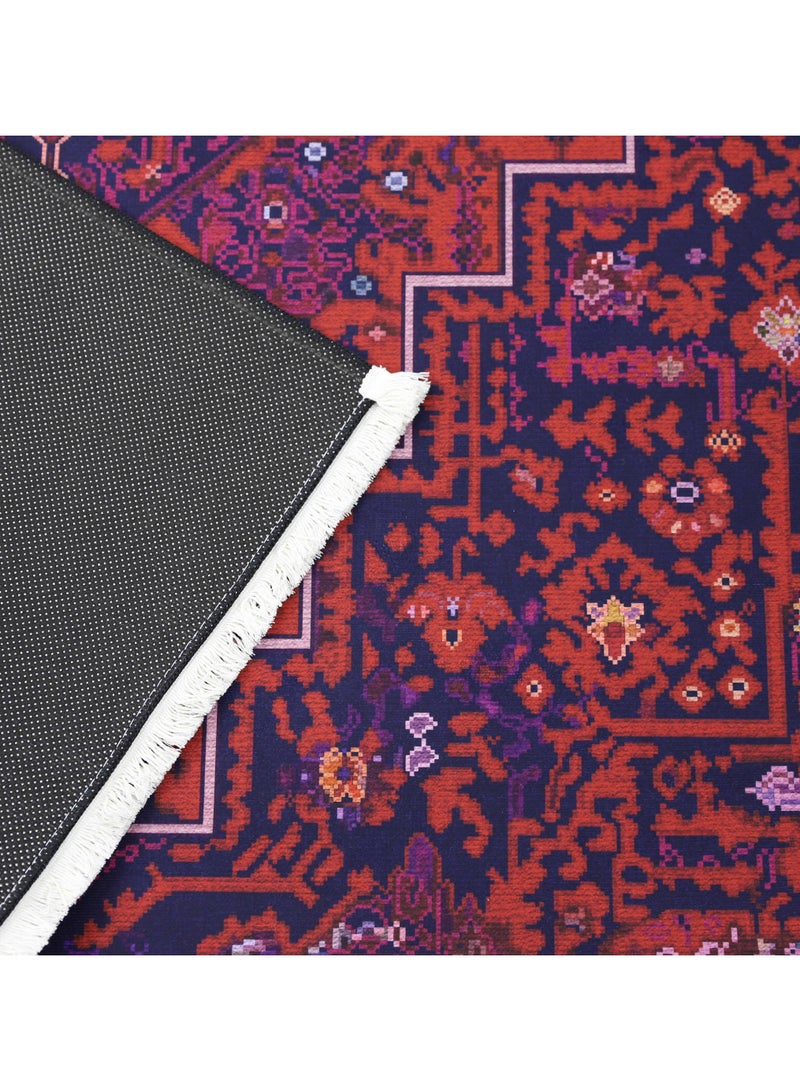 Alkaffary Rug, Area Rug, Heritage Design with High-Quality Materials, Authentic Style, 165X260 cm, Red - Image 3