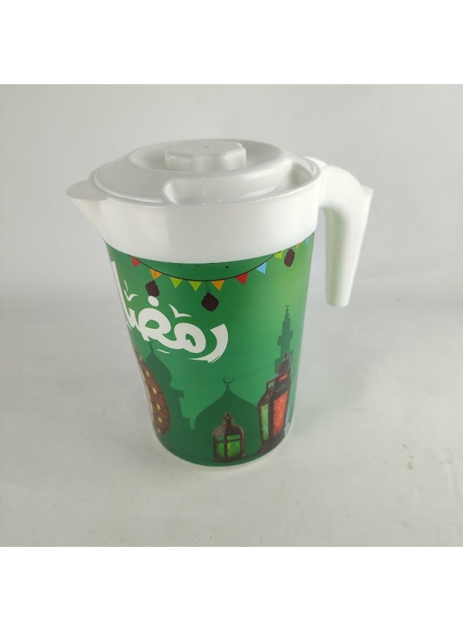 High Quality Large Capacity Ramadan Jug Green - Image 2
