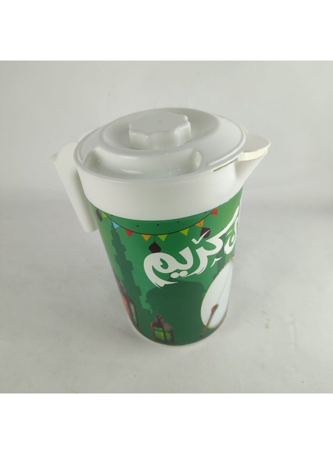 High Quality Large Capacity Ramadan Jug Green - Image 1