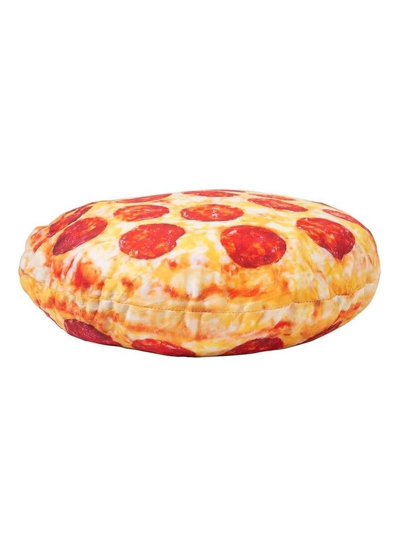 Pizza Shape Pillow, Fun Giant Round Food Plush Stuffed Pillow, Novelty Stuffed Toy 16 Inch  - Image 3