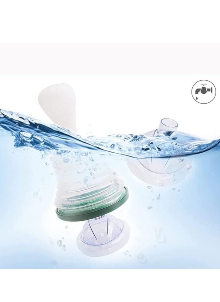 Generic - Choking Emergency Device, professional asphyxia first aid device for adults and children, suction obstruction device, and breathing trainer, with 2 masks of different sizes - Image 1