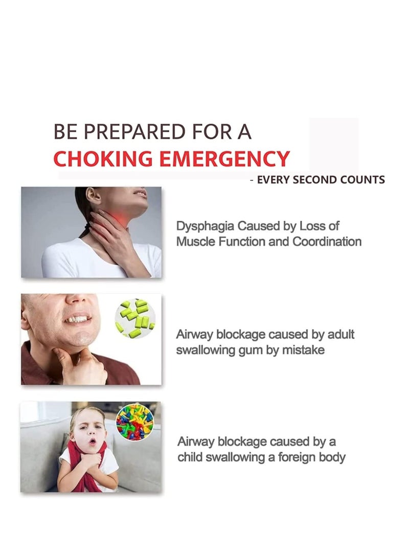 Generic - Choking Emergency Device, professional asphyxia first aid device for adults and children, suction obstruction device, and breathing trainer, with 2 masks of different sizes - Image 1