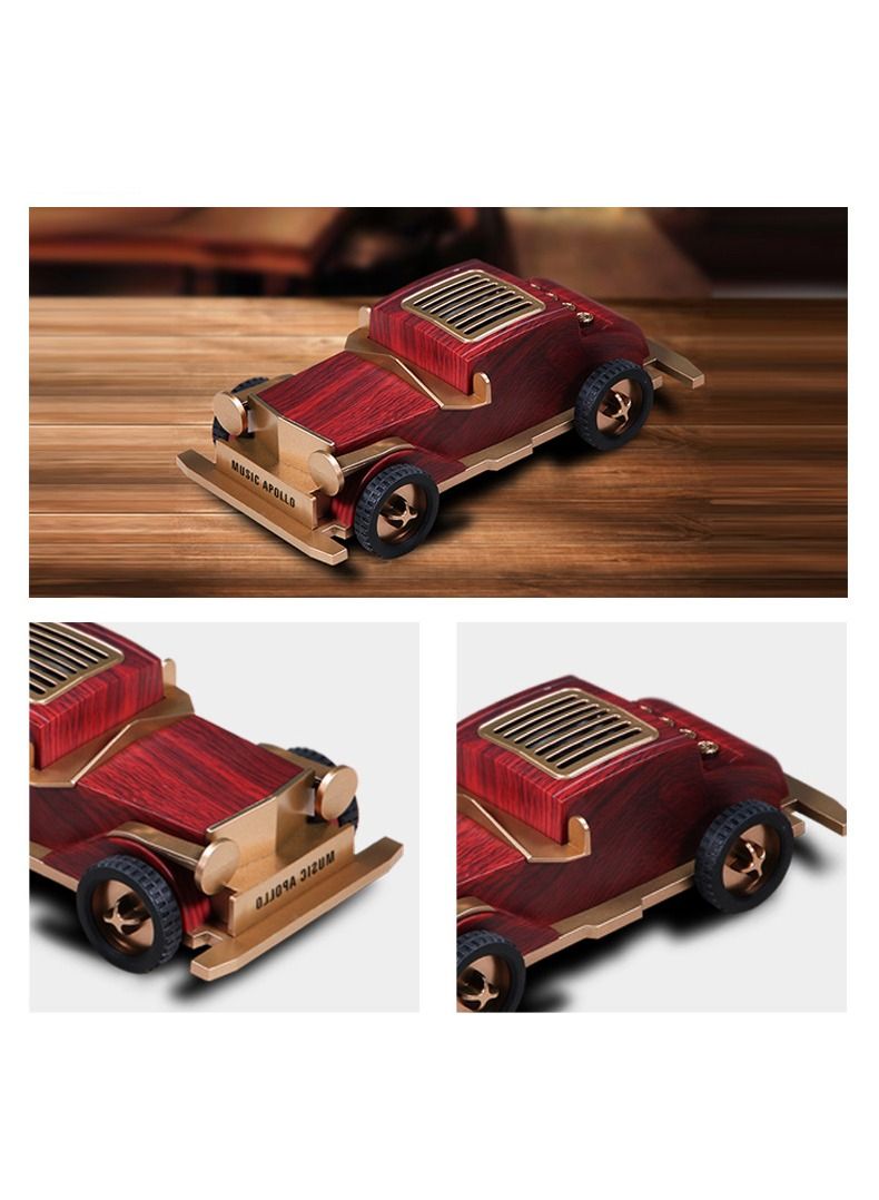 ARNOTEC Retro Bluetooth Speaker Wireless Household Portable Radio Mini Subwoofer Creative Personality Car High Volume Audio with TF USB AUX Rechargeable Battery  - Image 2