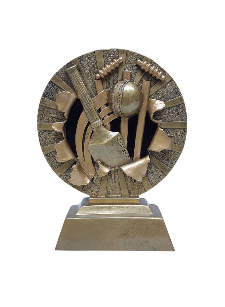 سبال الكأس مع زخرفة الطلاء الكهربائي الراتنج - Image 1