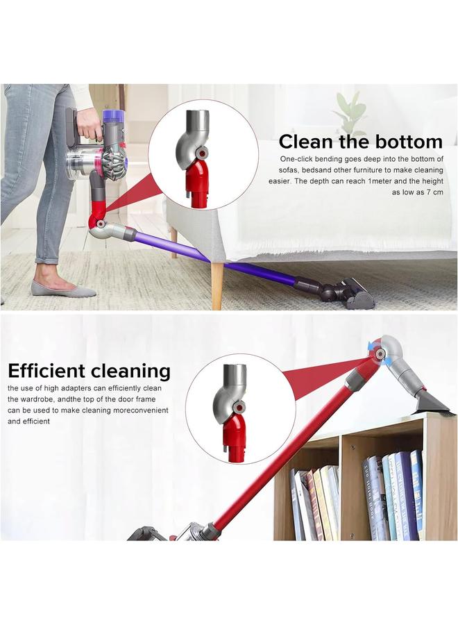 yongsheng محول علوي سفلي متوافق مع Dyson V7 V8 V10 V11 أداة محول سريع الفك محول سفلي 967762-01 محول علوي أداة تنظيف منزلية - Image 3