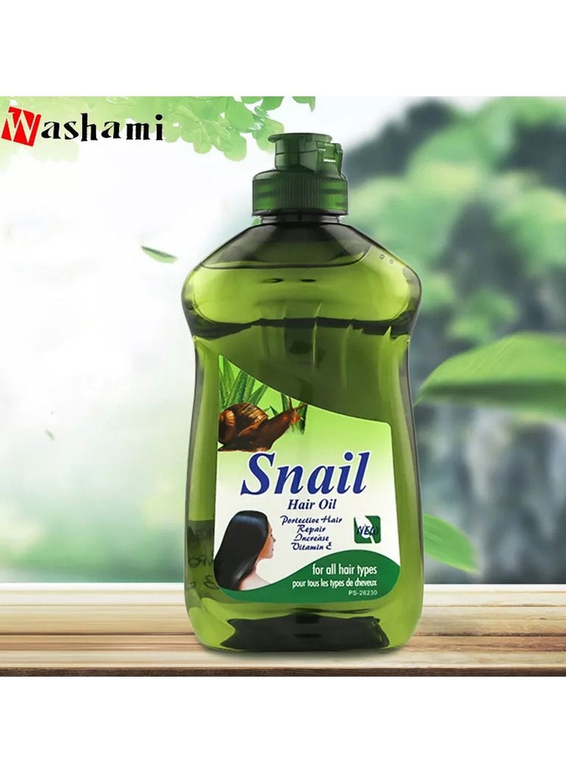 Washmi Essential Repair Care Growth Snail Hair Oil 250 ml - Image 1