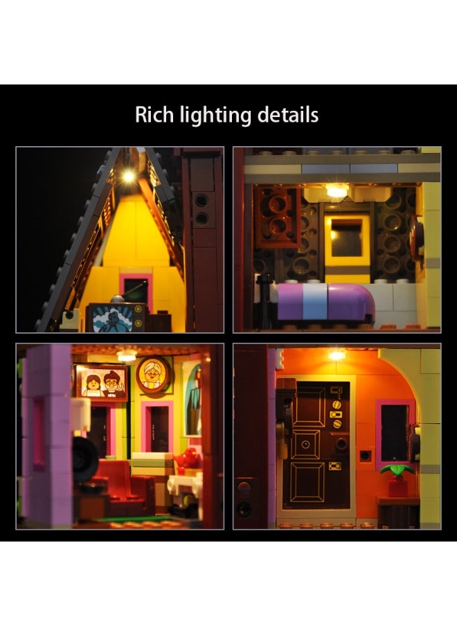 BRIXSPARK BRIXSPARK LED Light for Lego-43217 Disney Up House​ Building Blocks Model (Lego Set NOT Included)  - Image 4