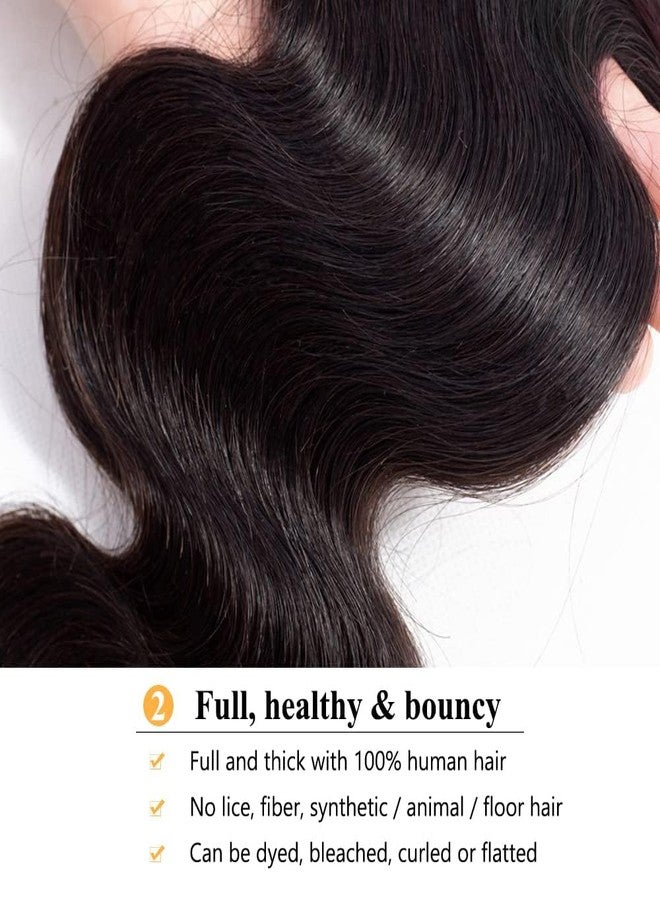 QTHAIR Brazilian Virgin Human Hair Body Wave Bundles (24",100g) 18A 100% Unprocessed Brazilian Body Wave Hair Bundles Hair Extensions For Women - Image 5