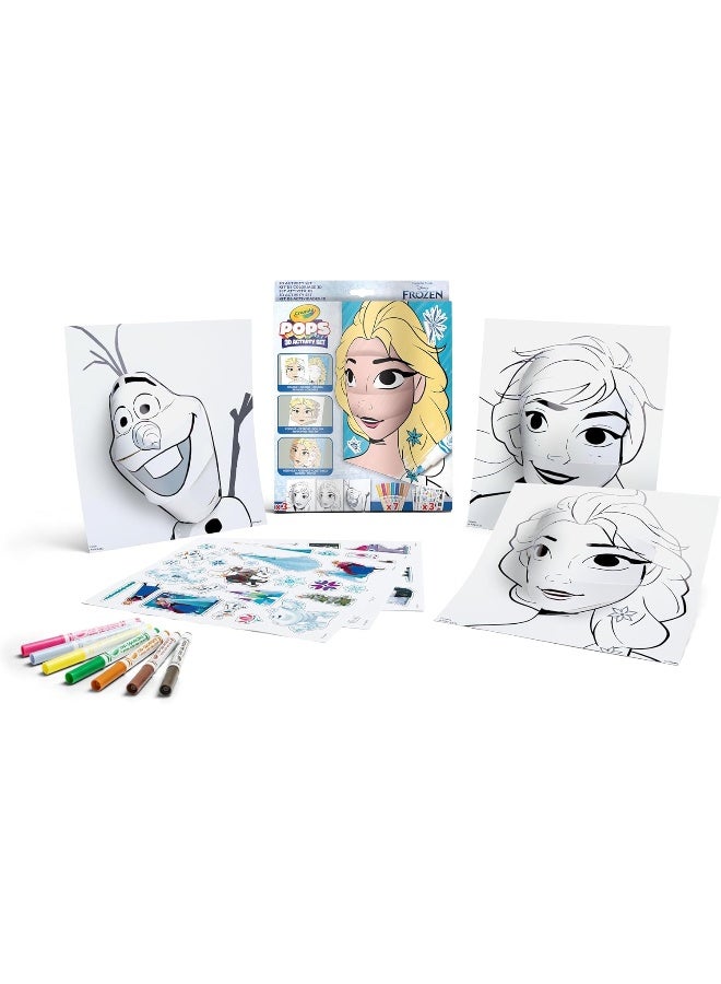 Crayola مجموعة أنشطة كرايولا بوبس ديزني فروزن ثلاثية الأبعاد - Image 2