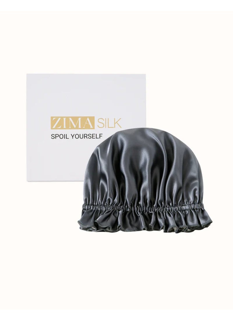 ZIMASILK 19 Momme Silk Sleep Cap With Double Colors  - Image 1