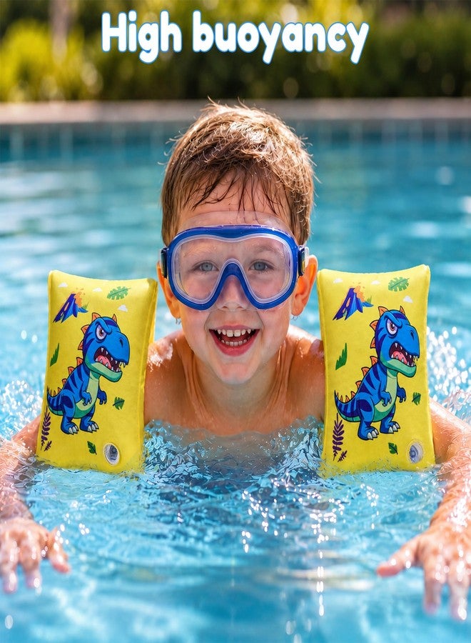 Parentswell Soft Fabric Arm Floaties for Kids, 2 Pack Inflatable Arm Bands, Comfortable Swim Floaties for Boys Girls, Pool Float Swim Rings for Toddlers Children 3-5-6-12 Years - Image 5