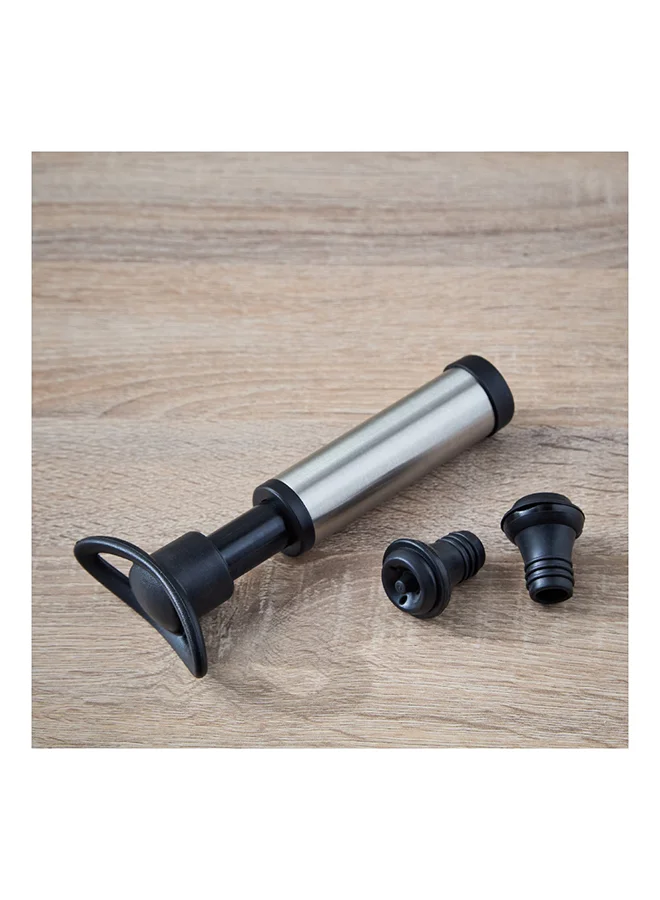 Home Box Barwell 3-Piece Vacuum Pump and Cork Set 16 x 3.7 x 8.3 cm