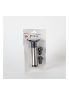 Home Box Barwell 3-Piece Vacuum Pump and Cork Set 16 x 3.7 x 8.3 cm  - Image 4