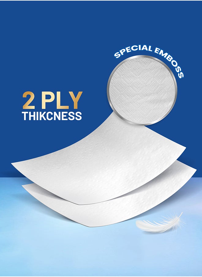 packwell - Packwell 2ply toilet roll 400 sheet pack of 10 pcs rolls Softness Bathroom Tissue Roll toilet paper toilet tissue - Image 1