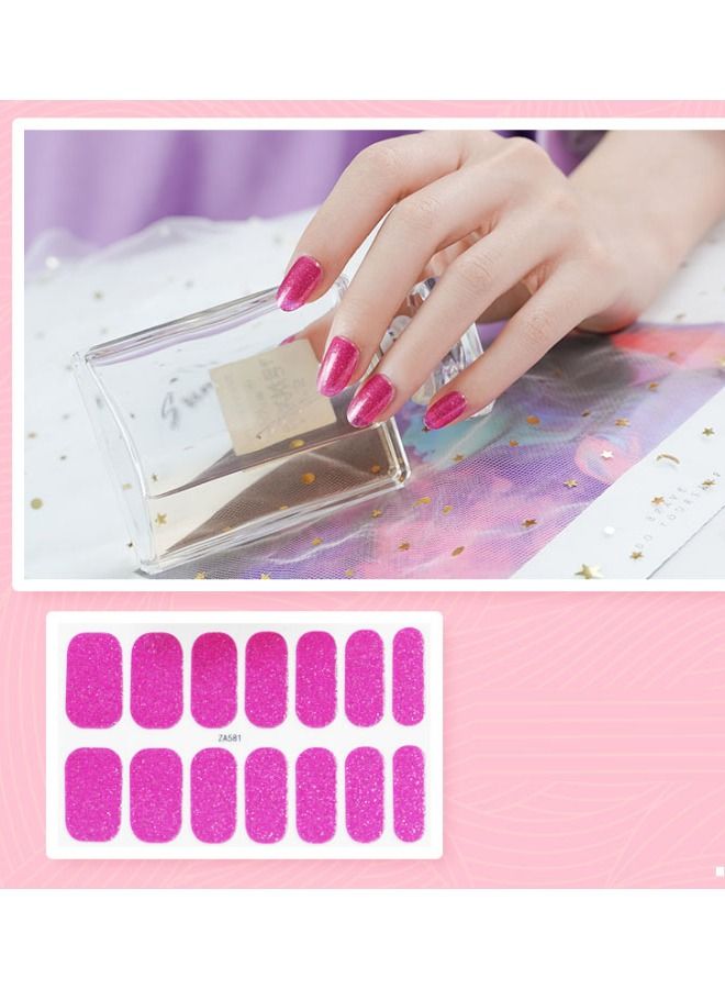 14-Piece Fashion Nails Stickers