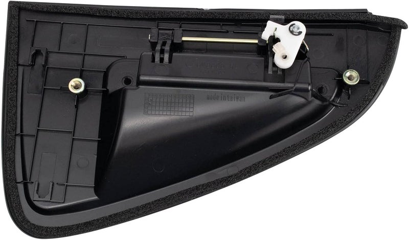 TRQ Rear Left Exterior Door Handle for 2013-2015 Chevrolet Spark - Black - Image 2