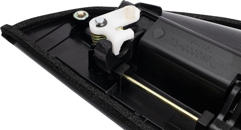 TRQ Rear Left Exterior Door Handle for 2013-2015 Chevrolet Spark - Black - Image 3