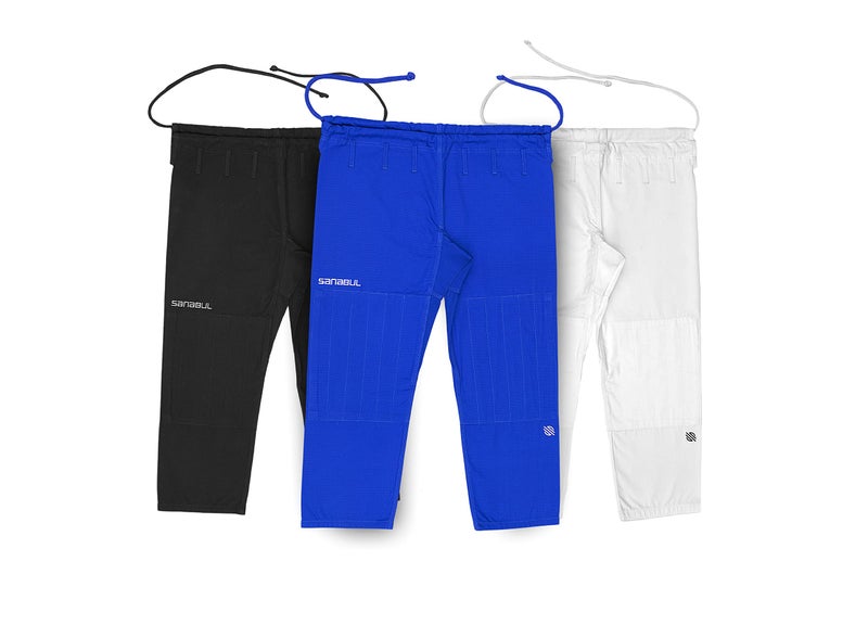 Sanabul Model Zero BJJ Gi Pants Only IBJJF Approved JiuJitsu Martial Arts Pants  BlueWhite A0